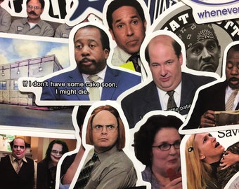 20 The Office Show Stickers Dwight Oscar Kevin Stanley Michael Creed and More!