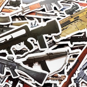 Adesivos para modelos de armas 10-50 Airsoft Segunda Emenda 2A Decalques para rifles de jogo