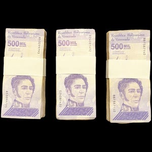 300x Venezuela 500 Mil Bolivar Soberano Banknotes Lot Million Bundle Bolivares