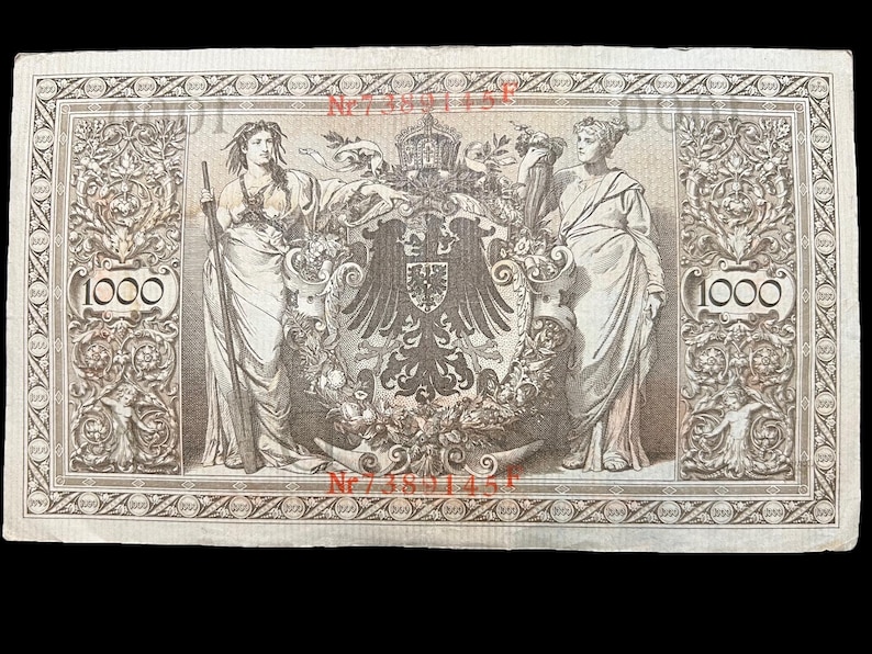 100+ år gamla 5 slumpmässiga vintagesedlar antika pengar set valuta kontanter gåva bild 13