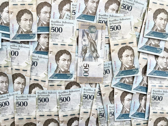 ベネズエラ 500 ボリバル流通通貨紙幣 5 枚 - プレミリオン - Etsy 日本