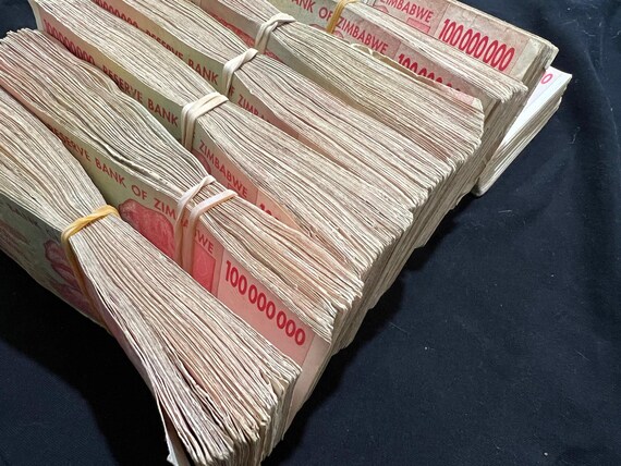 ジンバブエ 1 億ドル紙幣 100 枚セット - Etsy 日本