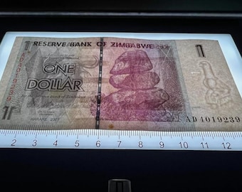 ジンバブエ 6 紙幣 ドル セット 1 5 10 & 1 50 1 億 お金 世界通貨