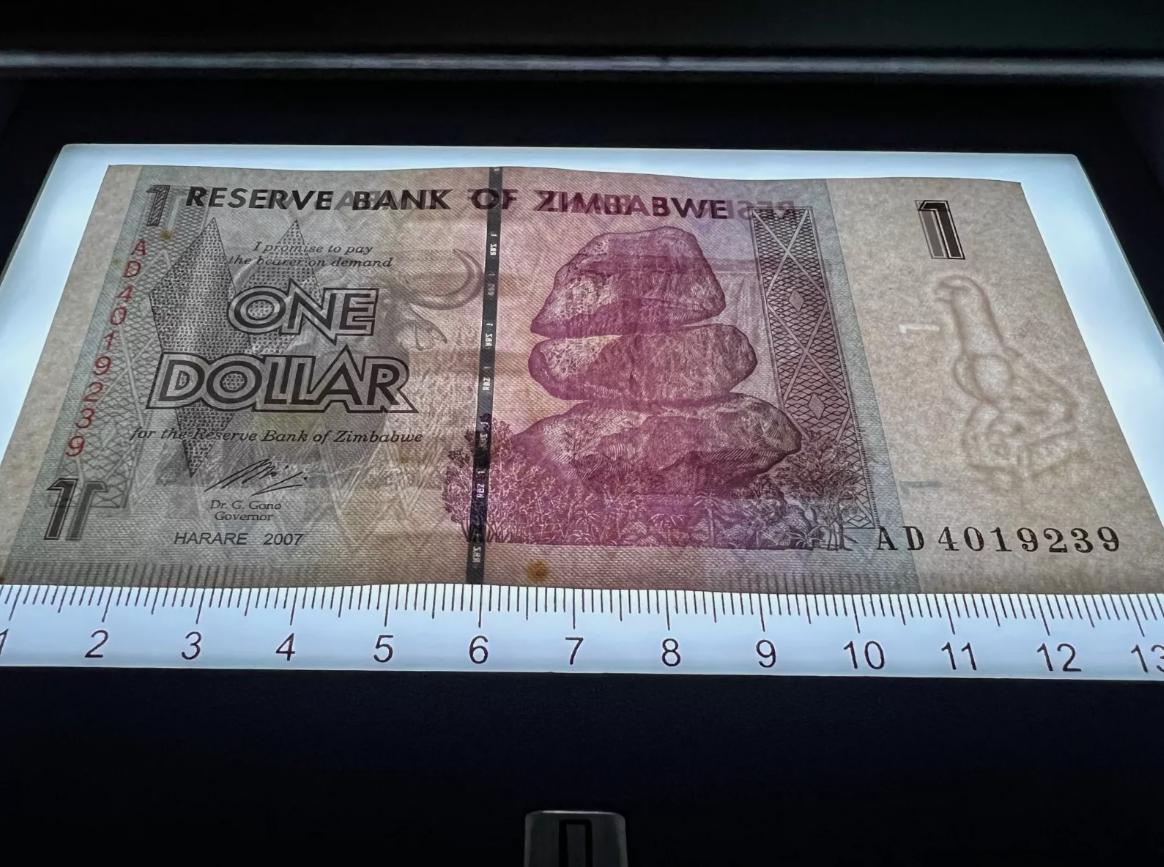 ジンバブエ 6 紙幣 ドル セット 1 5 10 & 1 50 1 億 お金 世界通貨