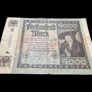 100+ år gamla 5 slumpmässiga vintagesedlar antika pengar set valuta kontanter gåva bild 16