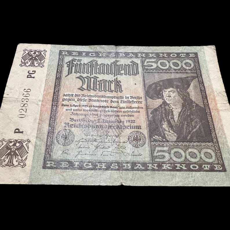100+ år gamla 5 slumpmässiga vintagesedlar antika pengar set valuta kontanter gåva bild 16