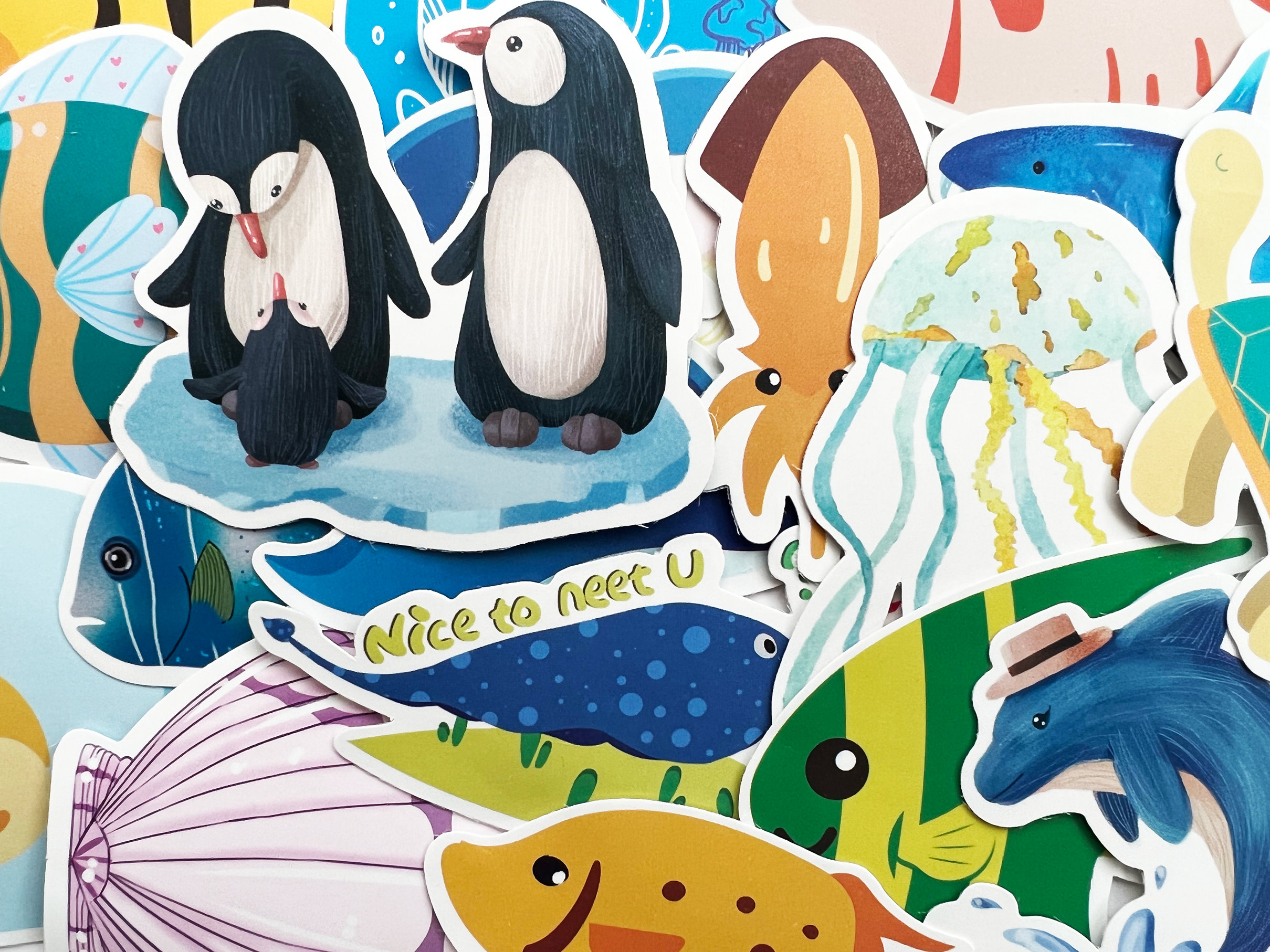 100 Cartoon Kids Ocean Marine Life Stickers Aquatic Journal - Etsy 100 Cartoon Kids Ocean Marine Life Stickers Aquatic Journal - Etsy