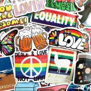 100 Coole Mixed Colors Sticker Lot Fun Pack Skateboard Laptop Auto Aufkleber Bild 4