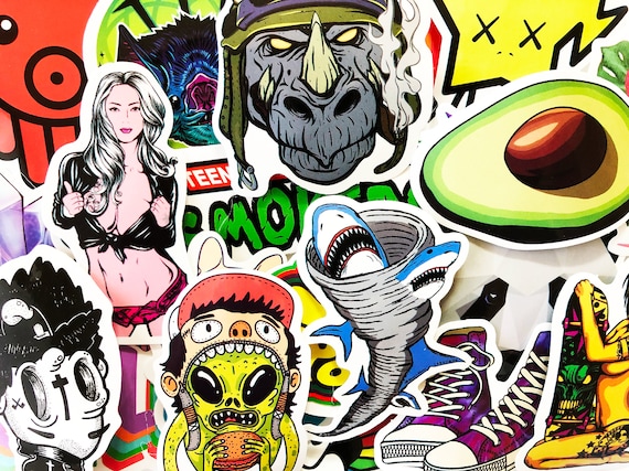 Graffiti Style Stickers for Sale