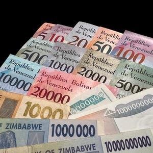 17 Jahre Banknote Welt Papiergeld Lot Set Währung Sammlung Altes Bargeld