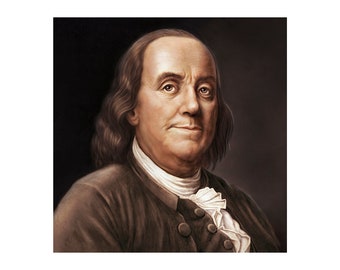 Benjamin Franklin Portrait Gründervater Amerika 3 Zoll Aufkleber Laptop Aufkleber