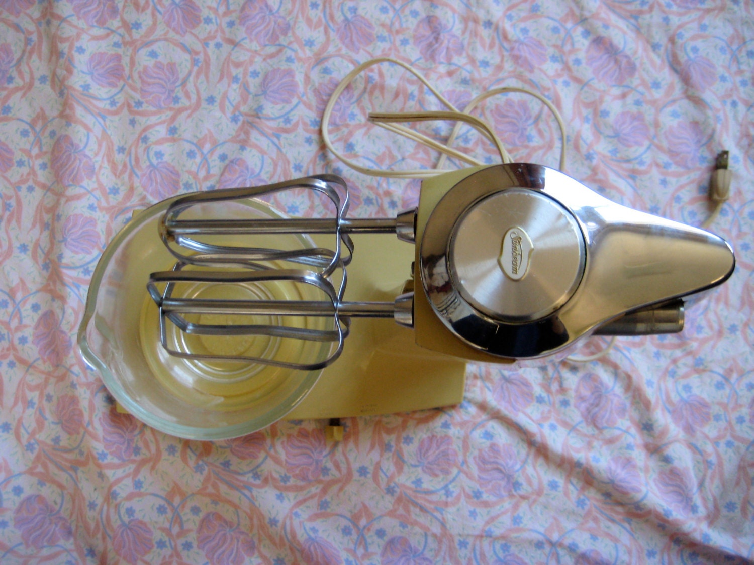 Vintage Yellow Sunbeam 12 Speed Mixmaster Mixer from the 1970s Etsy
