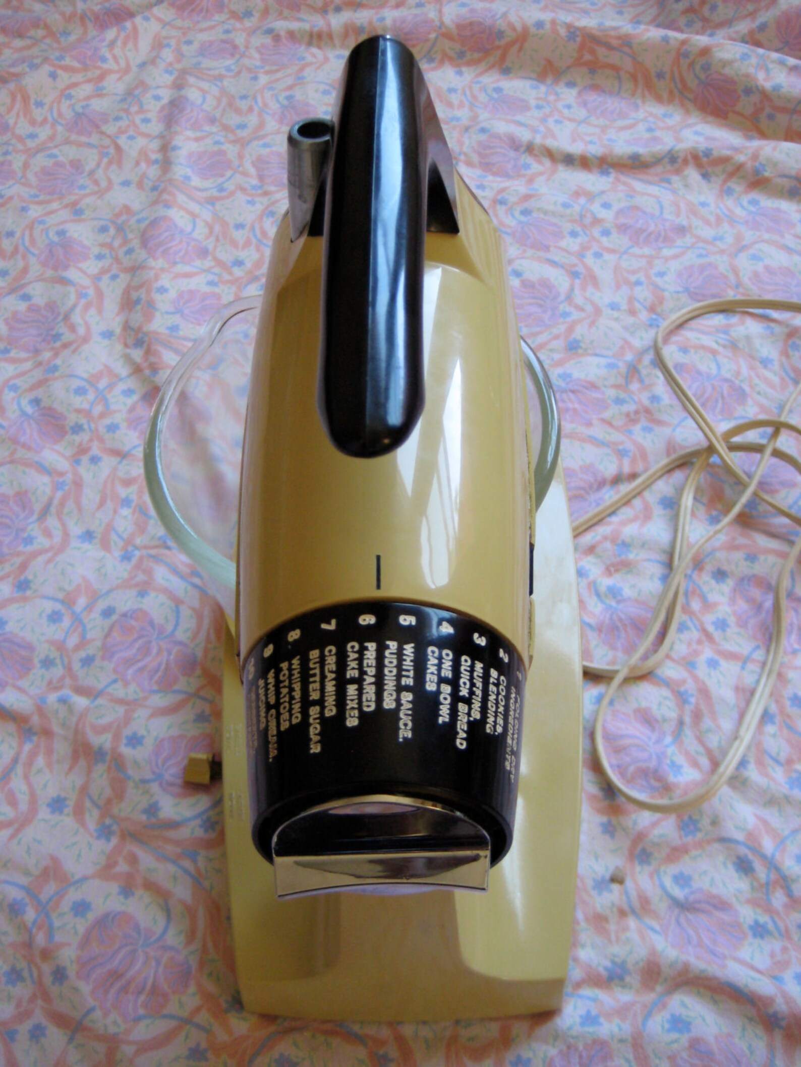 Vintage Yellow Sunbeam 12 Speed Mixmaster Mixer from the 1970s Etsy