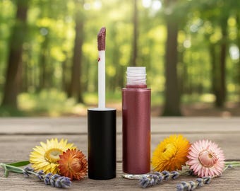 PLUM WINE Natural Lip Gloss | Botanical Lip Glaze