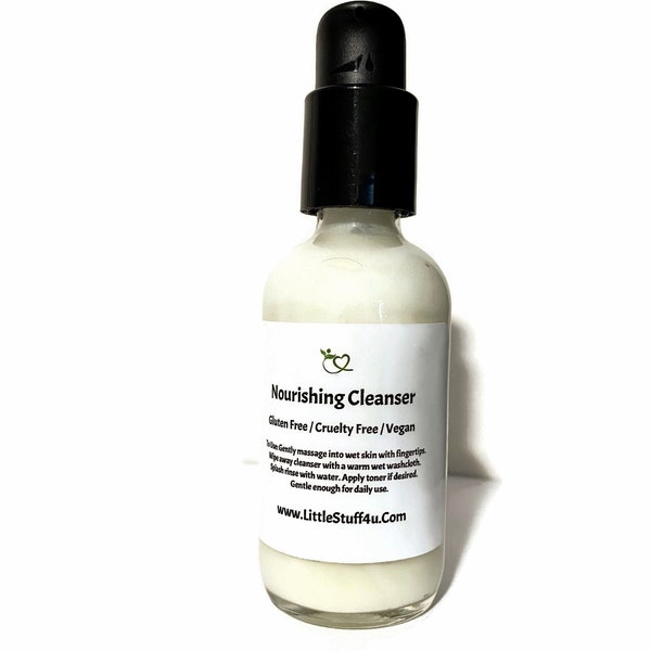 NOURISHING CLEANSER Creamy Face Wash | Natural Makeup Remover