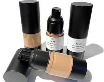 Organic Natural Liquid Foundation 15ml AIRLESS Bottles | Vegan Gluten Free