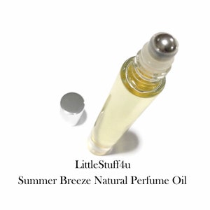 SUMMER BREEZE Natural Perfume Oil - Coconut, Grapefruit, Orange, Lime,