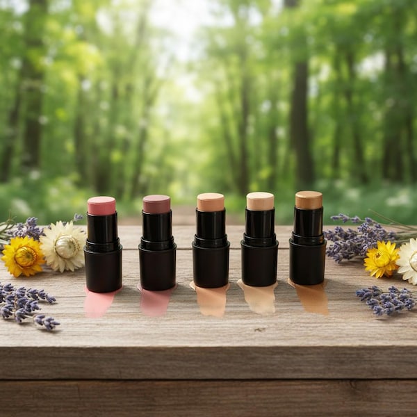 Organic Cheek Tint Face Highlighter | Natural Botanical Blush