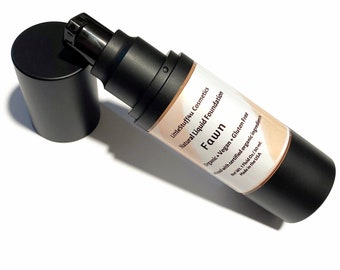 FAWN Organic Natural Liquid Foundation AIRLESS Bottles | Vegan Gluten Free