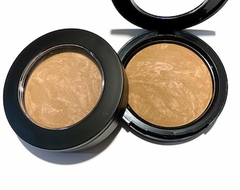 CARAMEL Baked Powder | Eco Friendly Paperboard Case | Titanium Free Gluten Free Vegan