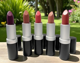 Classic Matte Natural Mineral Lipsticks | 5 Shades