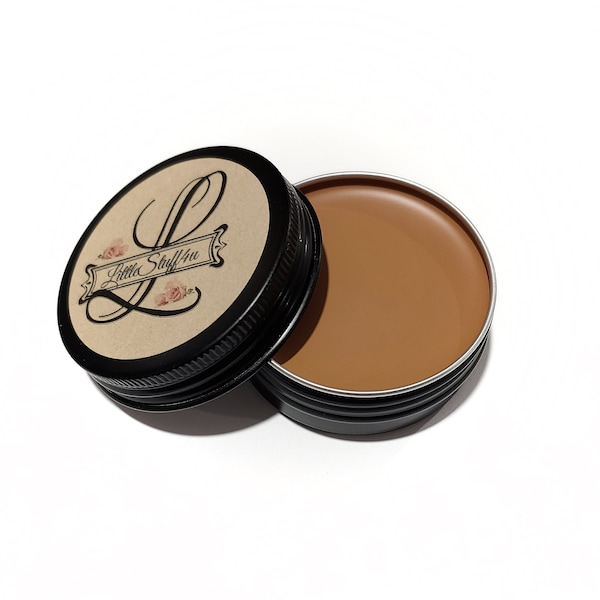 MILK CHOCOLATE Perfecting Cream Concealer Foundation | Zero Waste Metal Tins