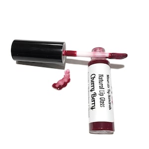 CHERRY BERRY Natural Lip Gloss - Botanical Lip Glaze