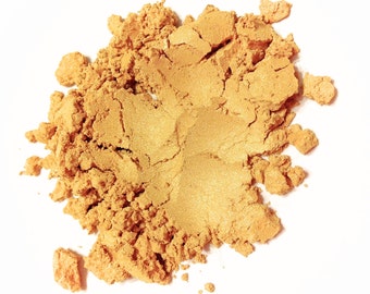 GOLD DIGGER Natural Mineral Eye Shadow | Gluten Free Vegan | Loose Powder Makeup