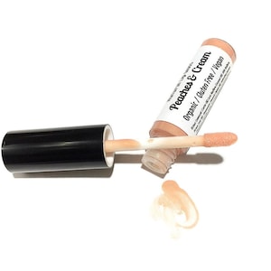 PEACHES & CREAM Natural Lip Gloss - Botanical Lip Glaze