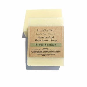 SINUS SOOTHER Natural Soap Bar | Vegan Body Soap