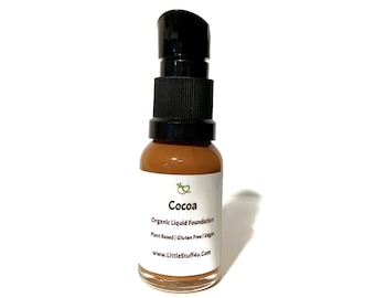 COCOA Liquid Foundation - Natural Makeup Vegan Gluten Free