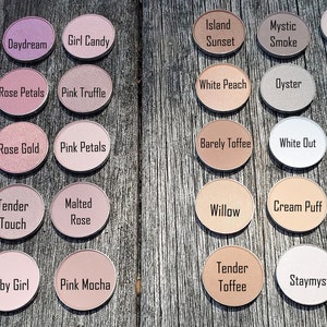 SINGLE Pressed Mineral Eye Shadow Gluten Free Vegan Pick Your Color image 7