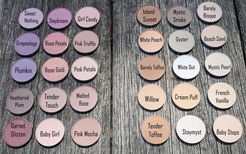 SINGLE Pressed Mineral Eye Shadow Gluten Free Vegan Pick Your Color image 7