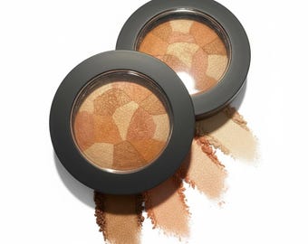 Bronceador horneado SUNLIT SIENNA Maquillaje natural / Sin titanio / Sin gluten Vegano