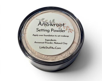ARROWROOT Natural Powder Finishing Veil | Mica Free Vegan Makeup