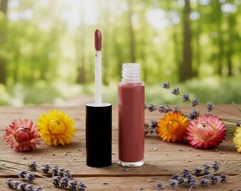 VINTAGE MAUVE Natural Lip Gloss | Botanical Lip Glaze