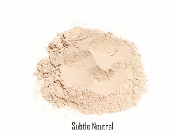 Clearance SUBTLE NEUTRAL Soft Shimmer Mineral Foundation Loose Powder Makeup