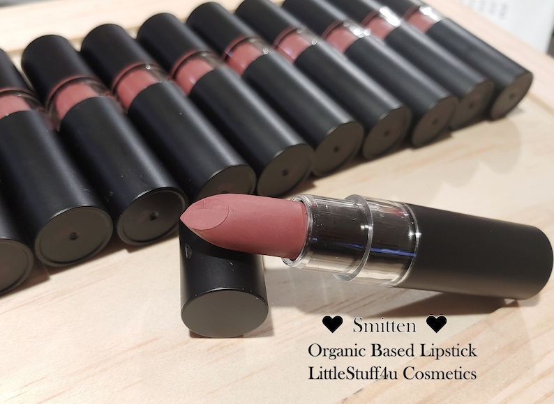 Organic SMITTEN Natural MATTE Lipstick Gluten Free Vegan Etsy