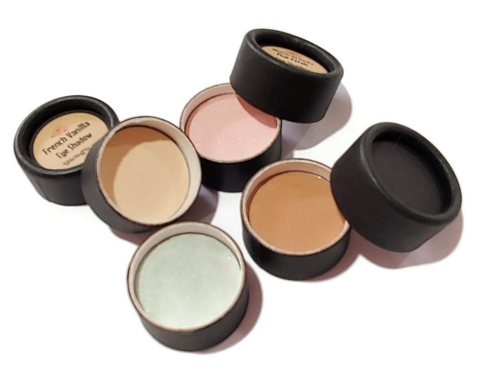 PAPERBOARD JARS Pressed Mineral Eyeshadow Pan 26mm Gluten Etsy