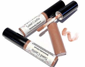 SAND CASTLE Natural Lip Gloss | Botanical Lip Glaze