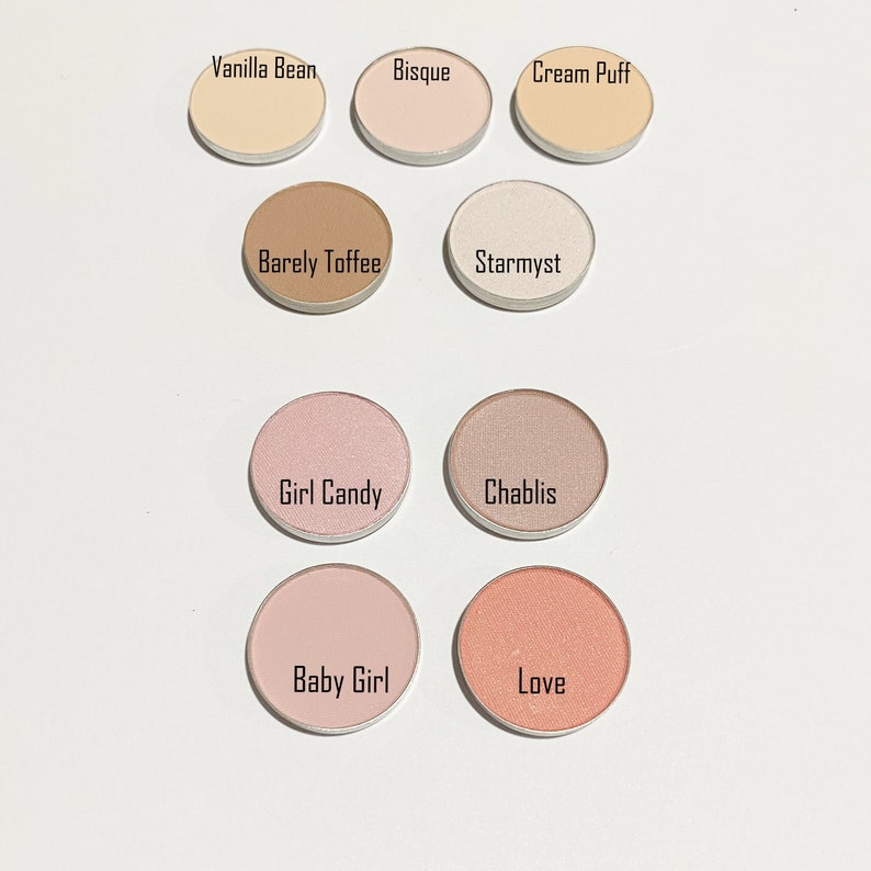 SINGLE Pressed Mineral Eye Shadow Gluten Free Vegan Pick Your Color Bild 9