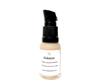 ALABASTER Liquid Foundation | Natural Organic Mineral Makeup | Vegan Gluten Free