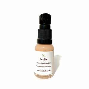 PEBBLE Liquid Foundation - Natural Mineral Makeup Vegan Gluten Free