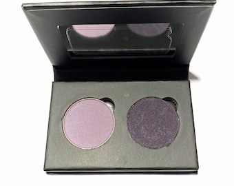 PLUM DUO Eye Shadow Duo Pressed Makeup | Eco Friendly Paper Board Palette
