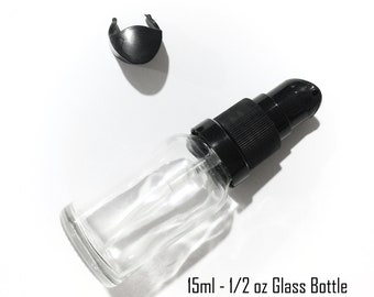 DIY Empty BOTTLE 1/2 oz Refillable Bottle for Lotion Makeup Bottle