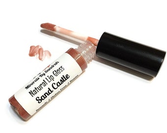 SAND CASTLE Natural Lip Gloss - Botanical Lip Glaze