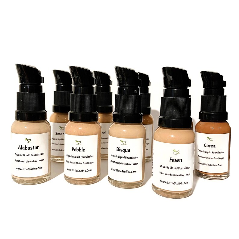 PEBBLE Liquid Foundation Natural Mineral Makeup Vegan Gluten Free image 8