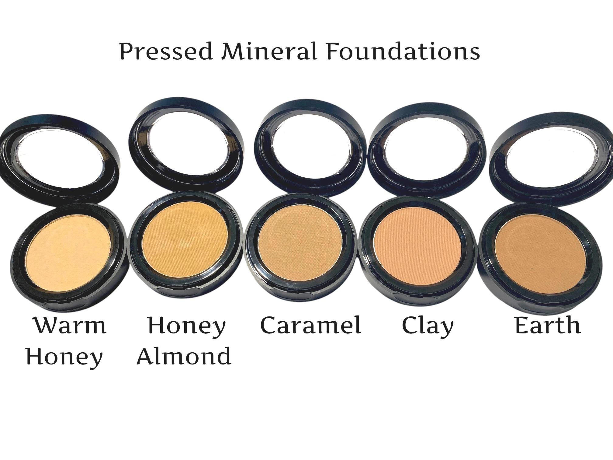WARM HONEY Natural Mineral Pressed Foundation Gluten Free Vegan Makeup