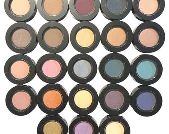 ORGANIC Single Pressed Mineral Eyeshadow Gluten Free Vegan - Pick Your Color