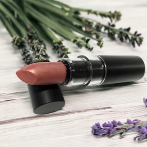 TEA ROSE Natural ORGANIC Lipstick Botanical Vegan Gluten Free image 1